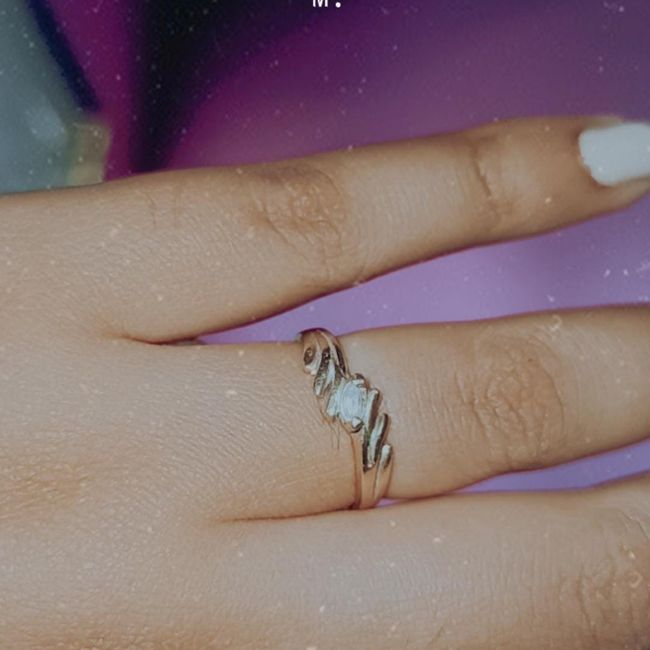 Presuman su anillo de compromiso💍 y como sucedió 😍🤭 - 1