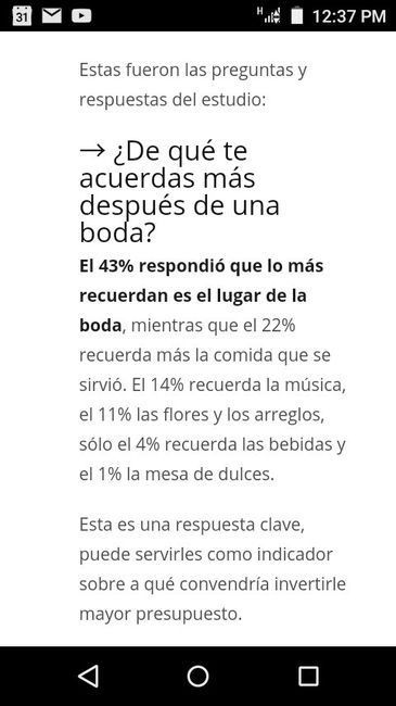 Preferencias de los invitados - 1