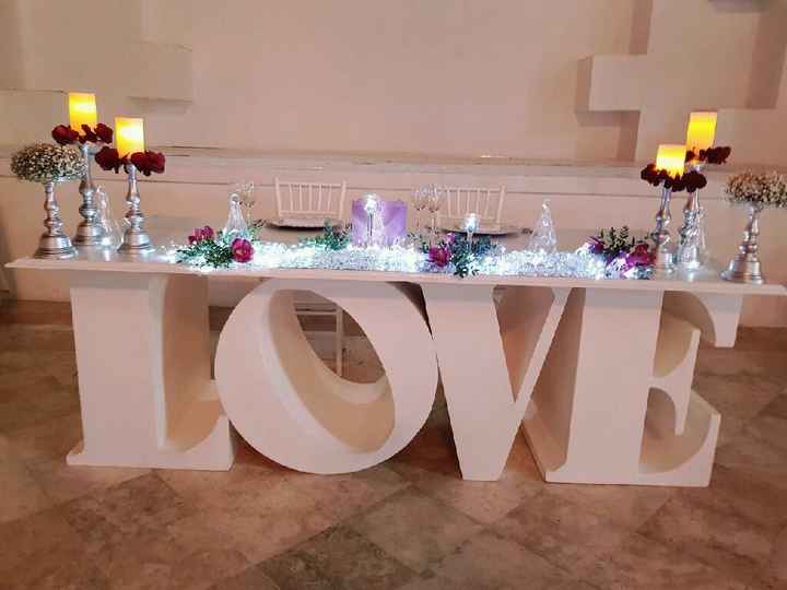 Mesa de novios! - 1