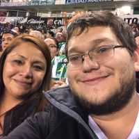 En el estadio siempre bien acompañado