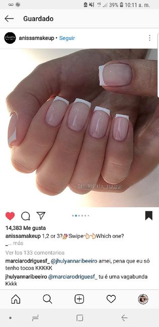 Manicura francesa para el gran día - 1