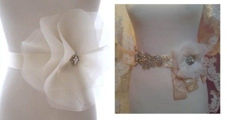 Cinturones con flores