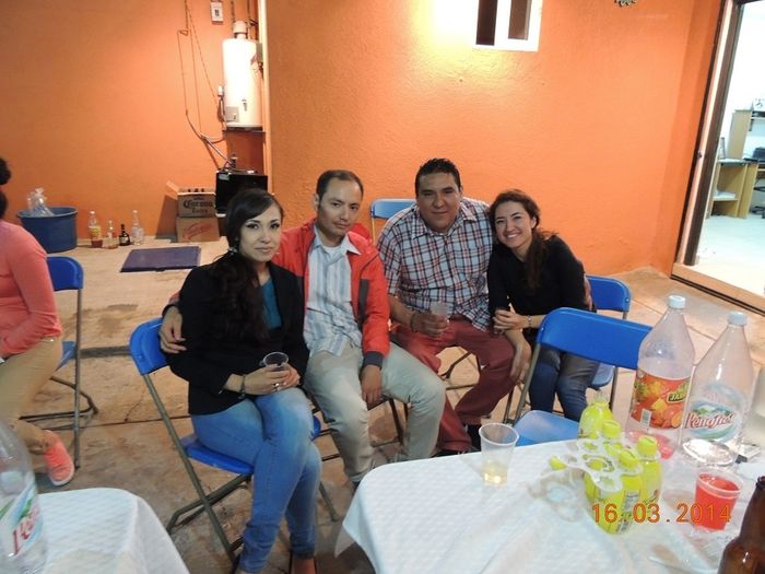 Con los amigos
