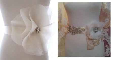 Cinturones con flores