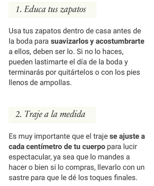 5 tips para que el novio se sienta cómodo en su traje el día de la boda 😄😊 - 1