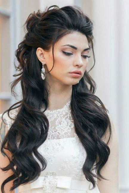 Peinados con cabello suelto 👰 - 5