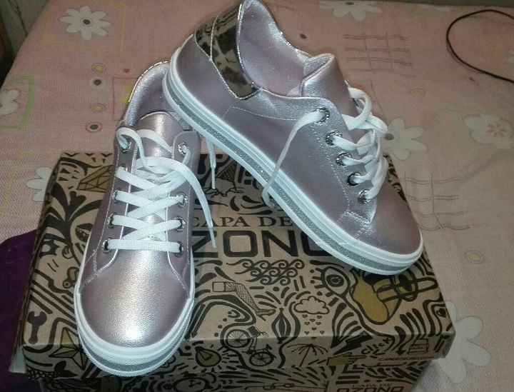 Ya tengo tenis para mí boda 😃😄 - 1