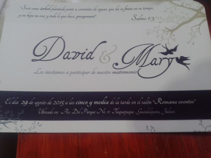 Mis invitaciones por fin!!! - 4