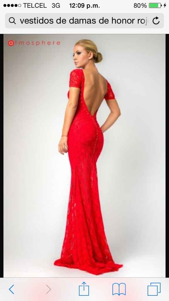 Damas en rojo con dorado!! - 2