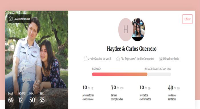 ¡Estamos a 69 días!