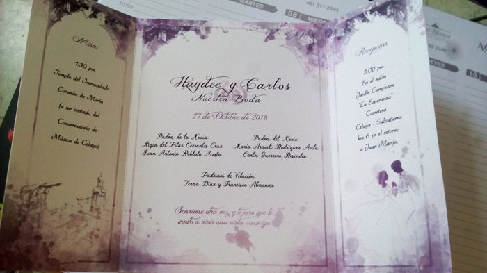 Invitación por dentro