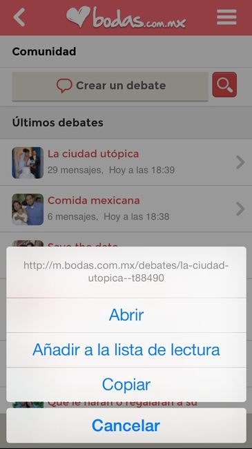 Cómo le hago para citar algún debate anterior  - 1