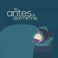 antes de dormir