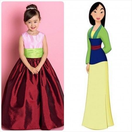 pajesitas inspiración disney