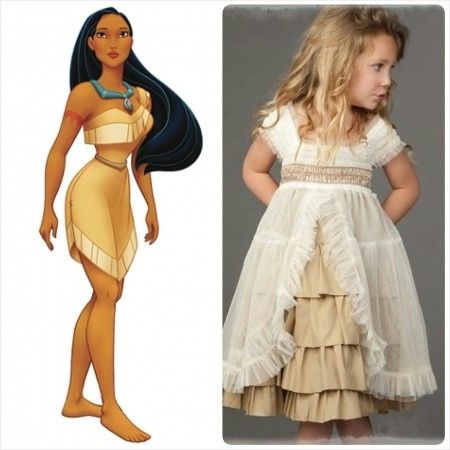 pajesitas inspiración disney