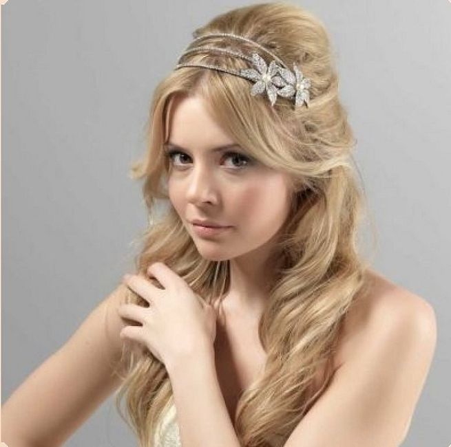 peinado con diadema