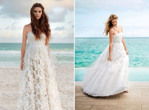 vestido novia playa