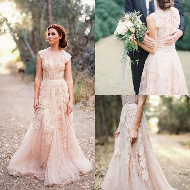 novia de boda en jardín