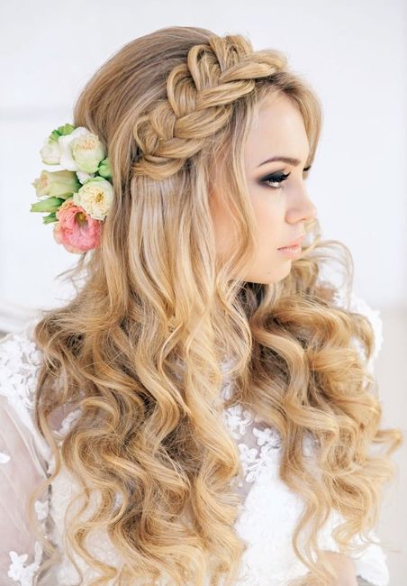 peinado espectacular de novia