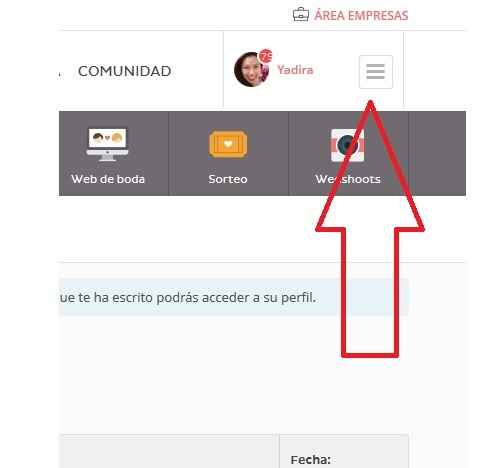 configuracion perfil