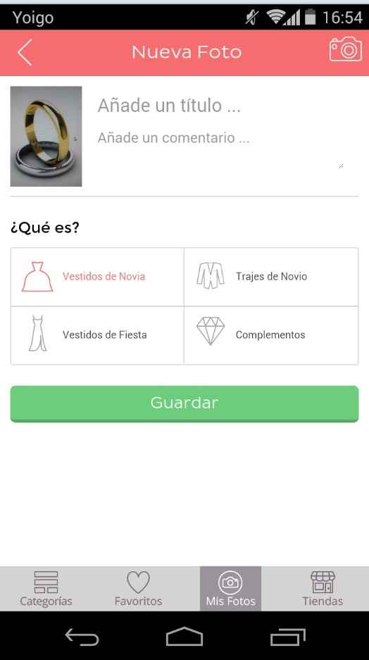 app vestidos fotos propias