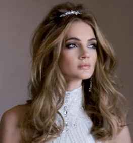 peinado con diadema