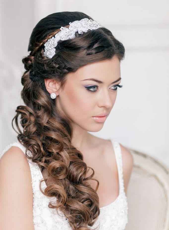 peinado espectacular de novia