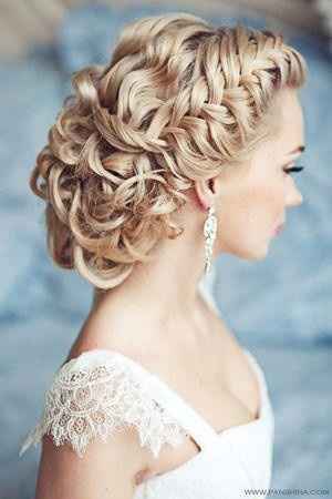 peinado espectacular de novia