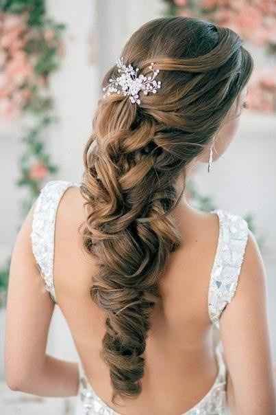 peinado espectacular de novia