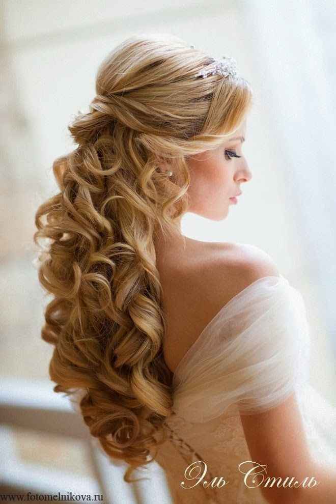 peinado espectacular de novia