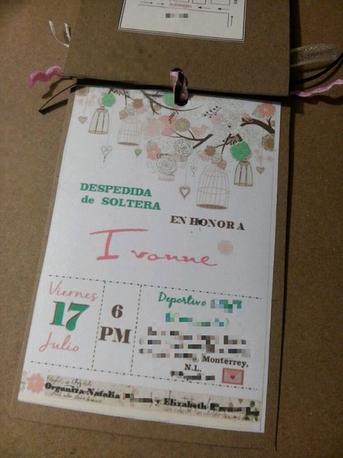 Invitaciones. mi despedida! diy - 3