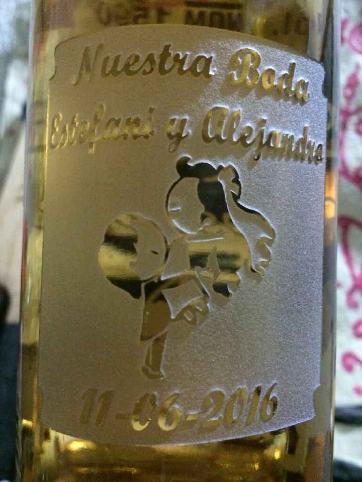 Botellas de tequila para nuestros padrinos :) - 1