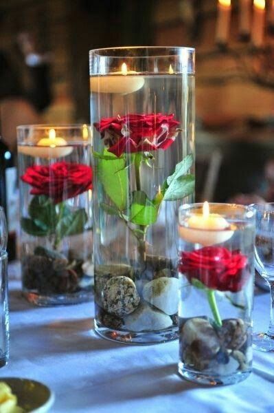 Arreglos de mesa, boda de dia - 4