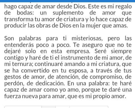 Carta de dios a un recién casado - 4