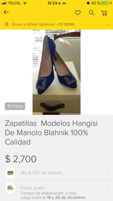 zapatillas en azul - 1