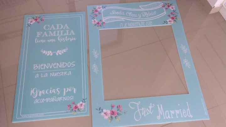 Letreros de bienvenida para la recepción - 1