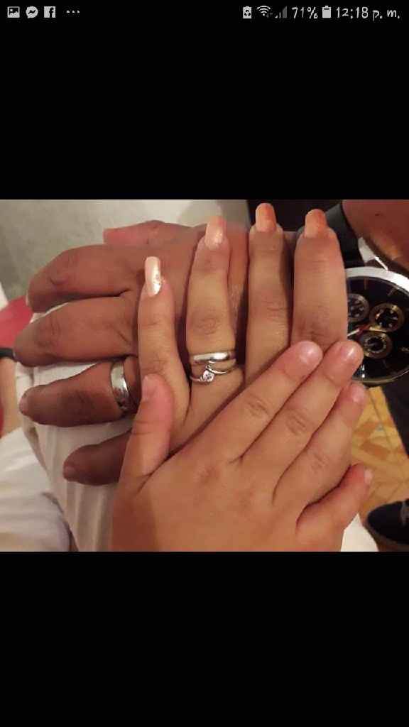 Nuestras argollas 💞 - 1