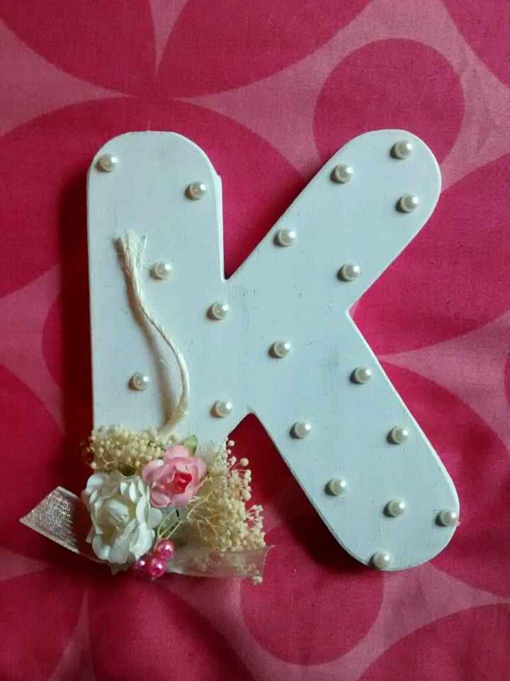 Diy 3. letras de madera decoradas. - 3