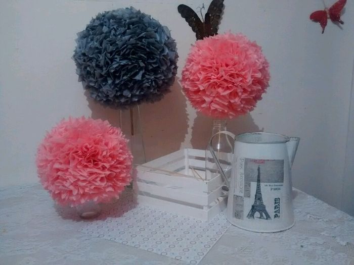Diy. topiario,  papel china y decoración. - 2