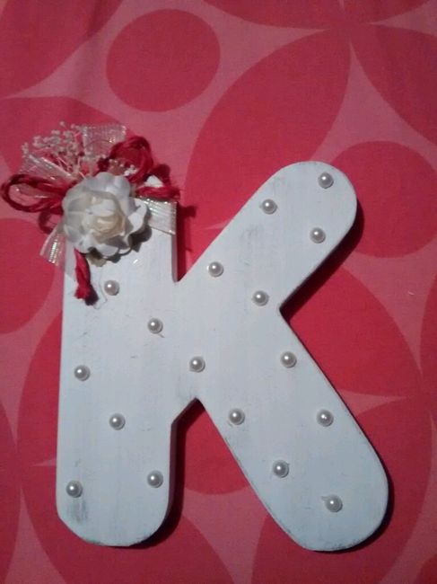 Diy 3. letras de madera decoradas. - 9