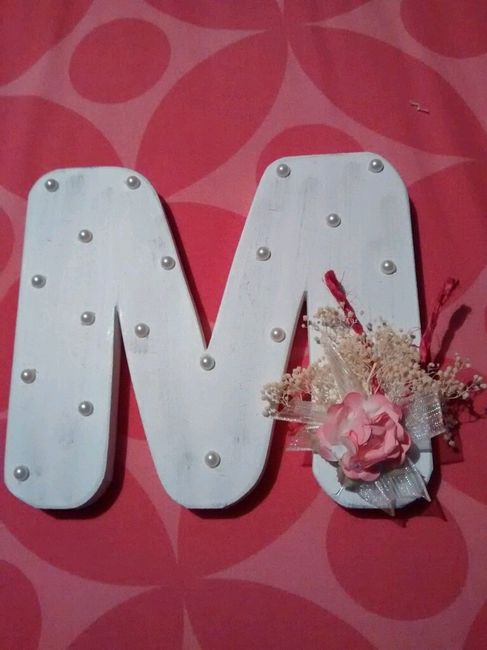 Diy 3. letras de madera decoradas. - 10