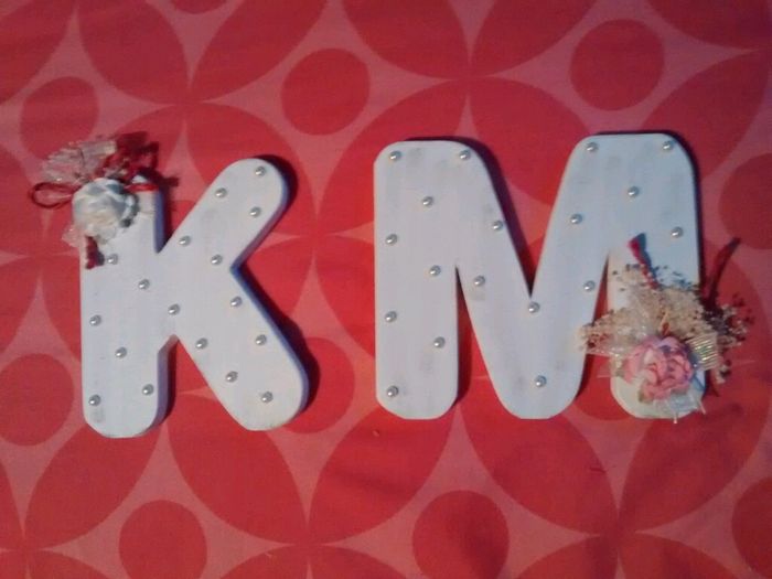 Diy 3. letras de madera decoradas. - 11