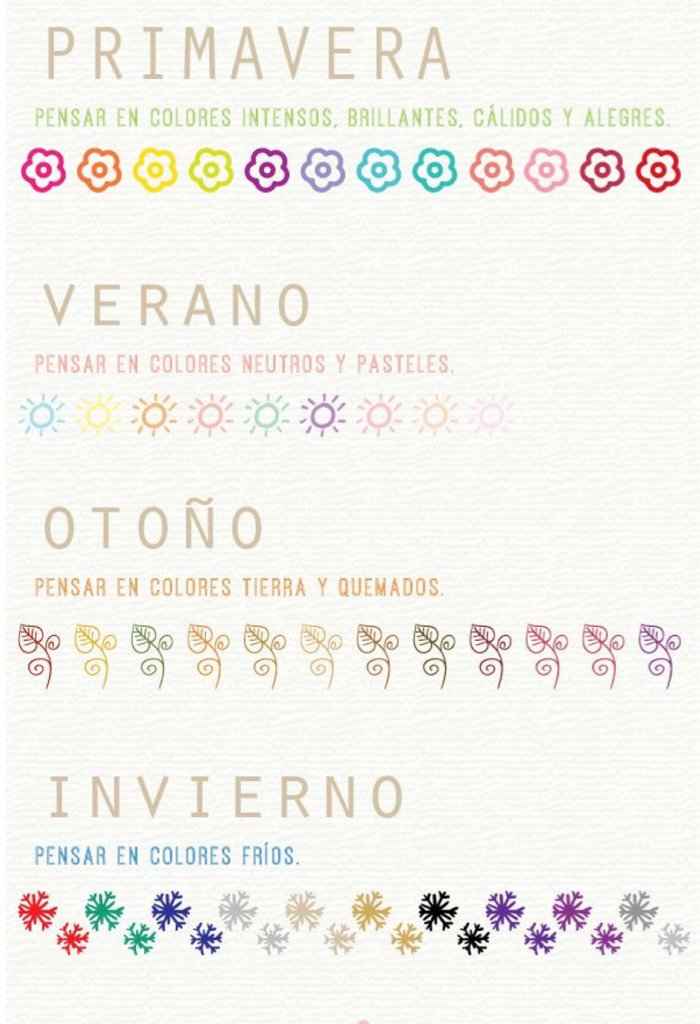 Colores segun la estación de tu boda - 1