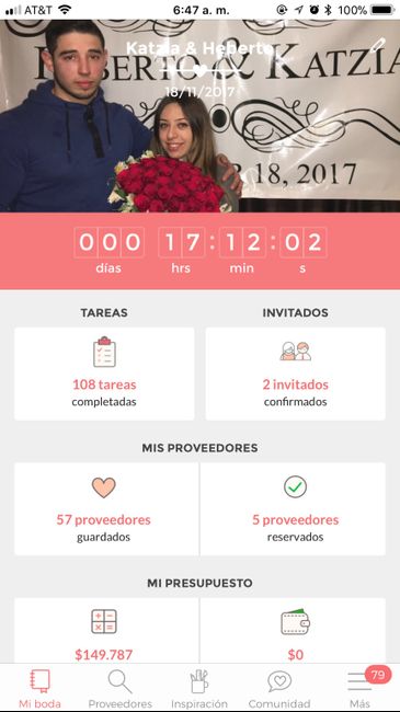  a menos de 1 día para nuestro gran día b - 1