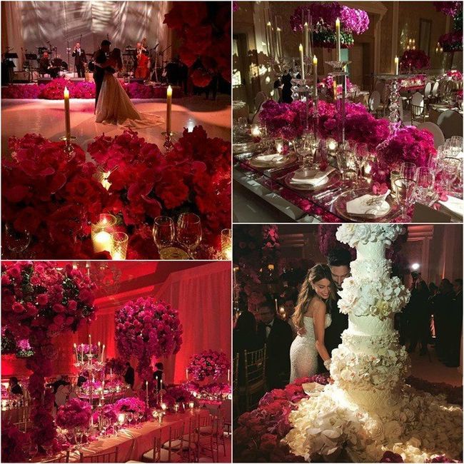 Decoracion en Boda: Sofia Vergara 12