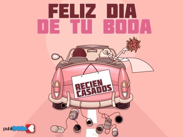 Feliz día de tu boda