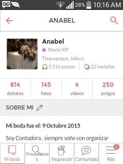 Soy novia ___________ en la comunidad - 1