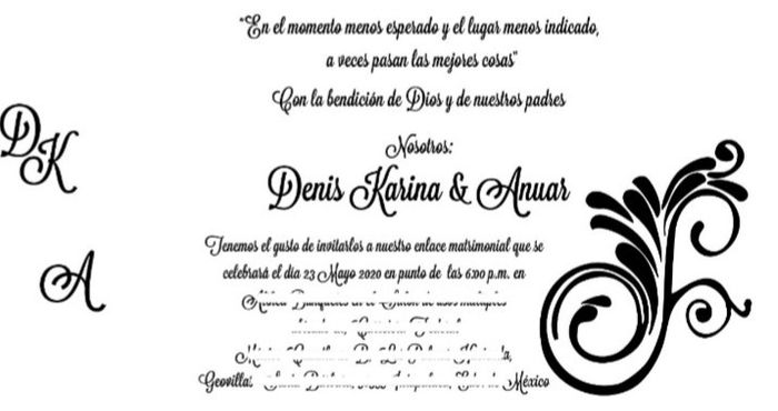 invitaciones hechas por nosotros y soy la única que se la pasa viendo videos y fotos de Bodas? - 1