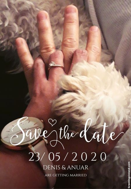 Save the Date *opciones* - 1
