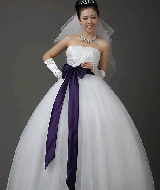 Vestido de bodas púrpuras💜 4